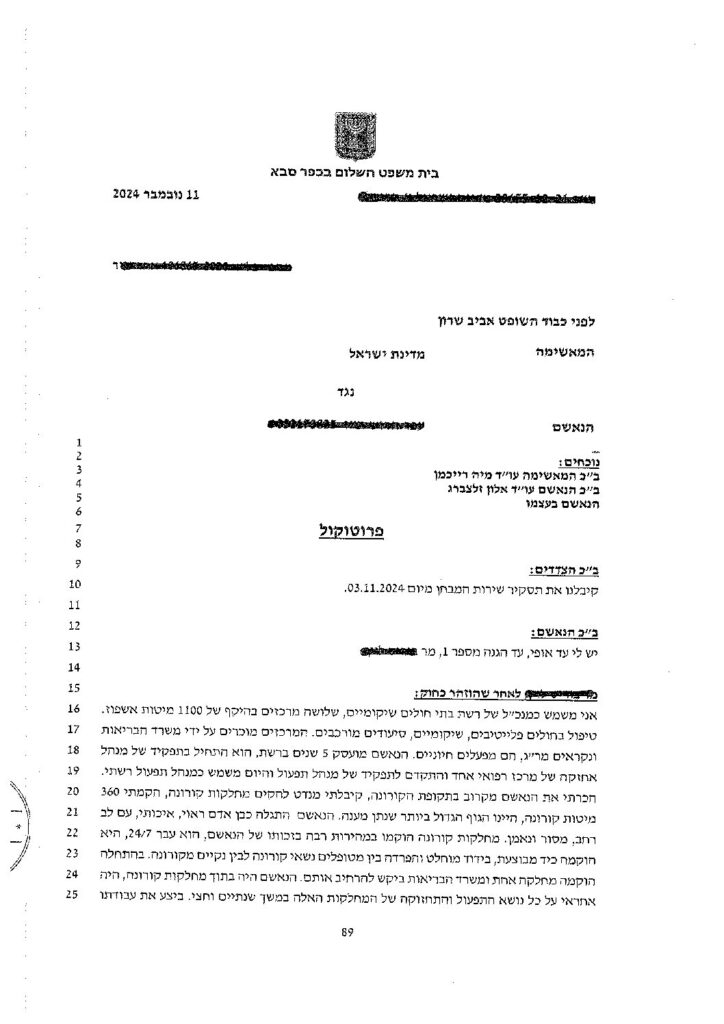 ניהול הגנה מלא בבית המשפט שהסתיים בהימנעות מהרשעה